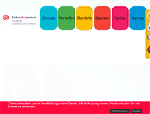 Tablet Screenshot of kinderschutzzentrum.at